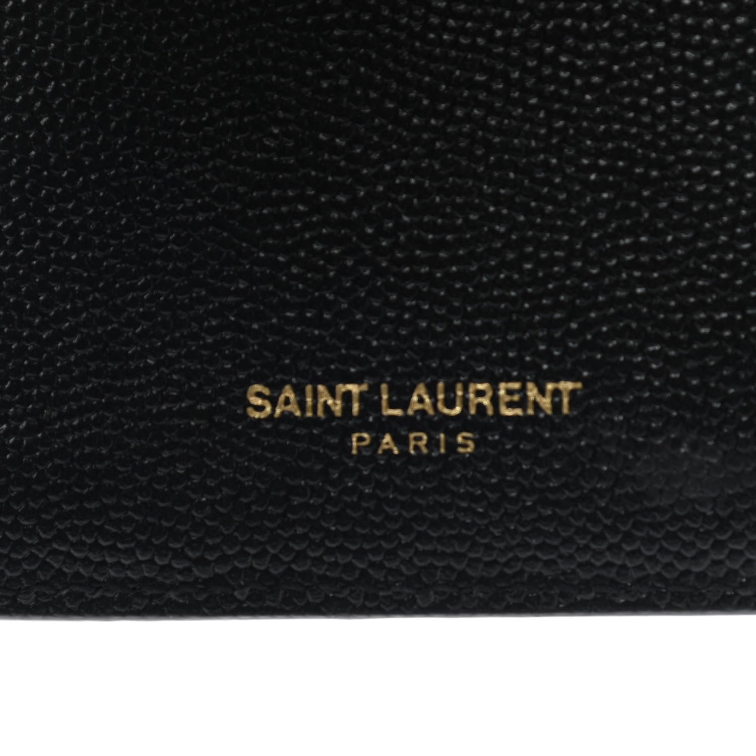 Saint Laurent Grain De Poudre Monogram Bi-Fold Wallet Black 6 of 10