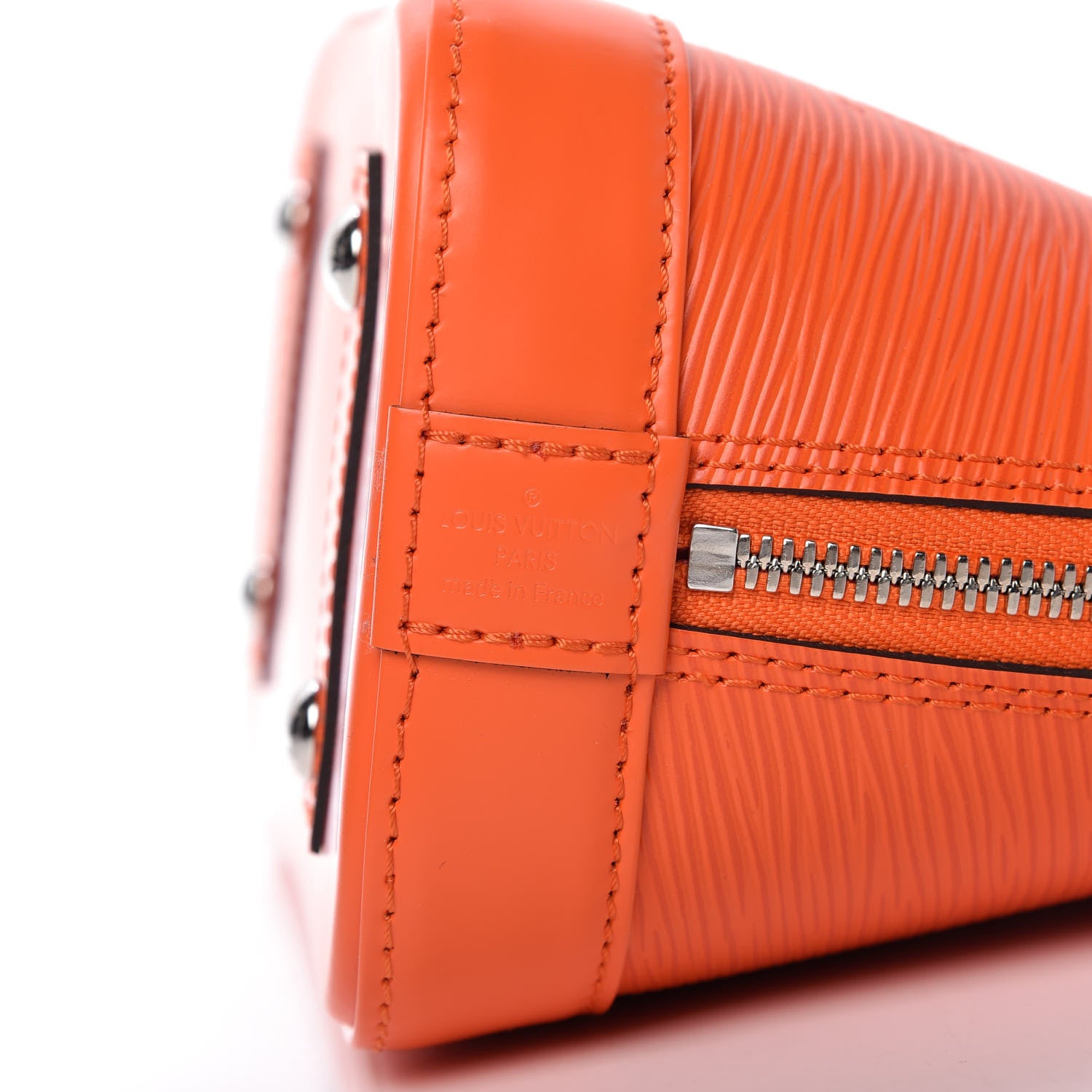 Louis Vuitton Epi Jacquard Alma BB Orange 8 of 8