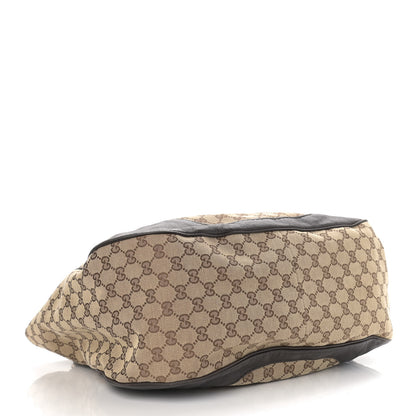 Gucci Monogram Medium Charlotte Hobo Brown 5 of 10