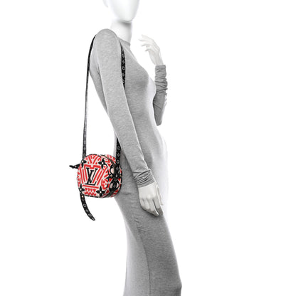 Louis Vuitton Monogram Giant Crafty Boite Chapeau Souple PM Creme Rouge Black 2 of 9