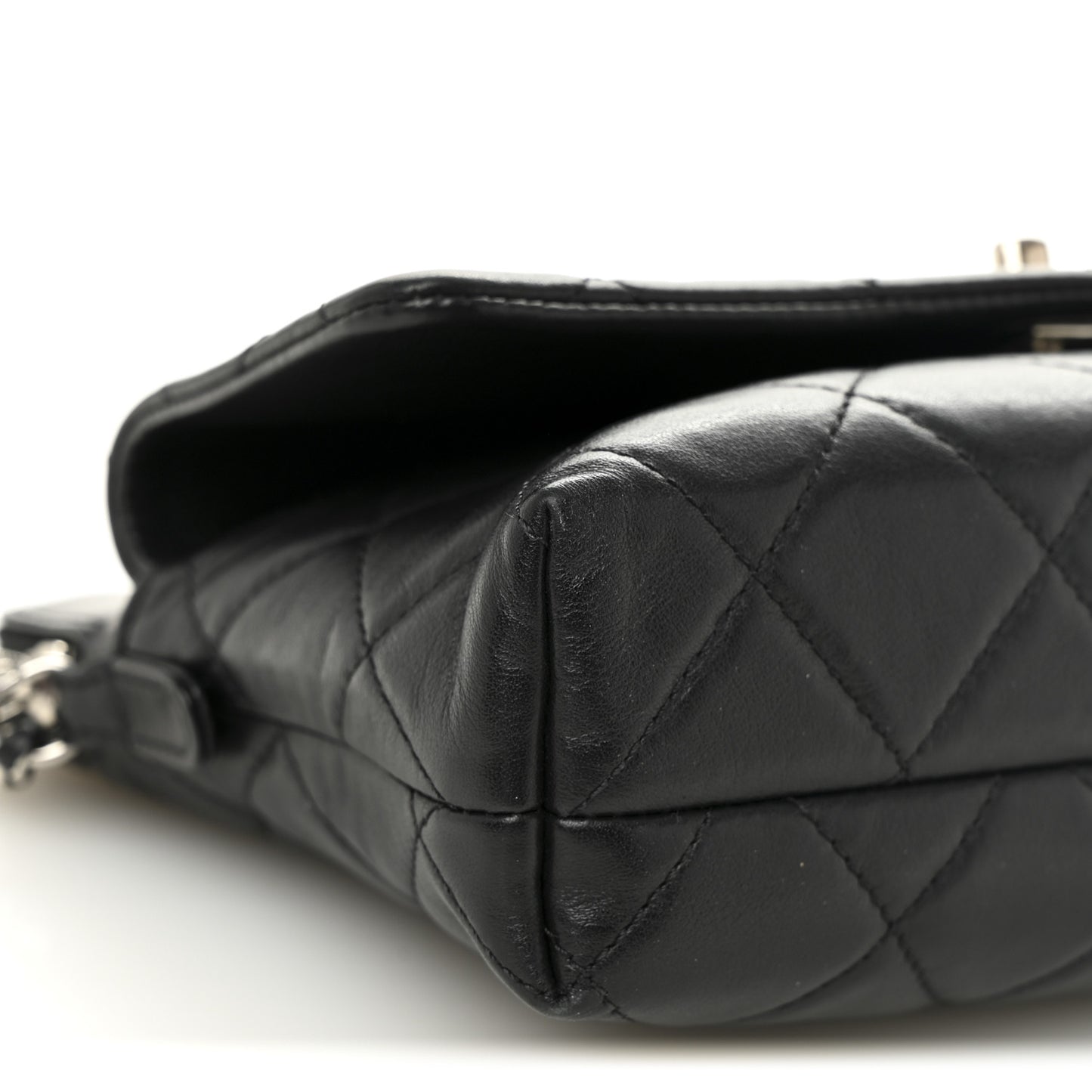 Lambskin Quilted Crossbody Black