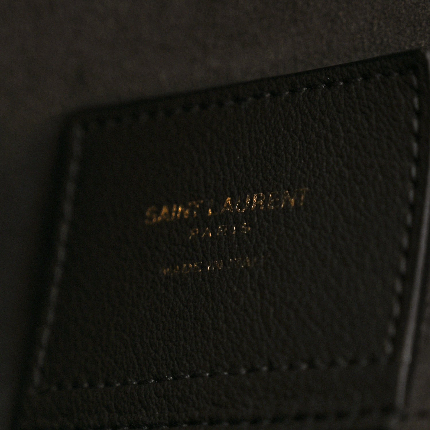 Saint Laurent Calfskin Large Shopping Tote Asphalt 7 of 14