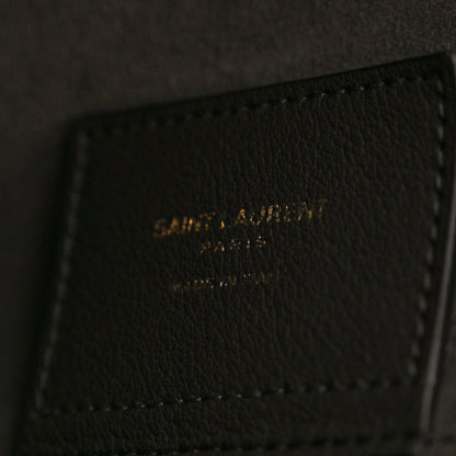 Saint Laurent Calfskin Large Shopping Tote Asphalt 7 of 14