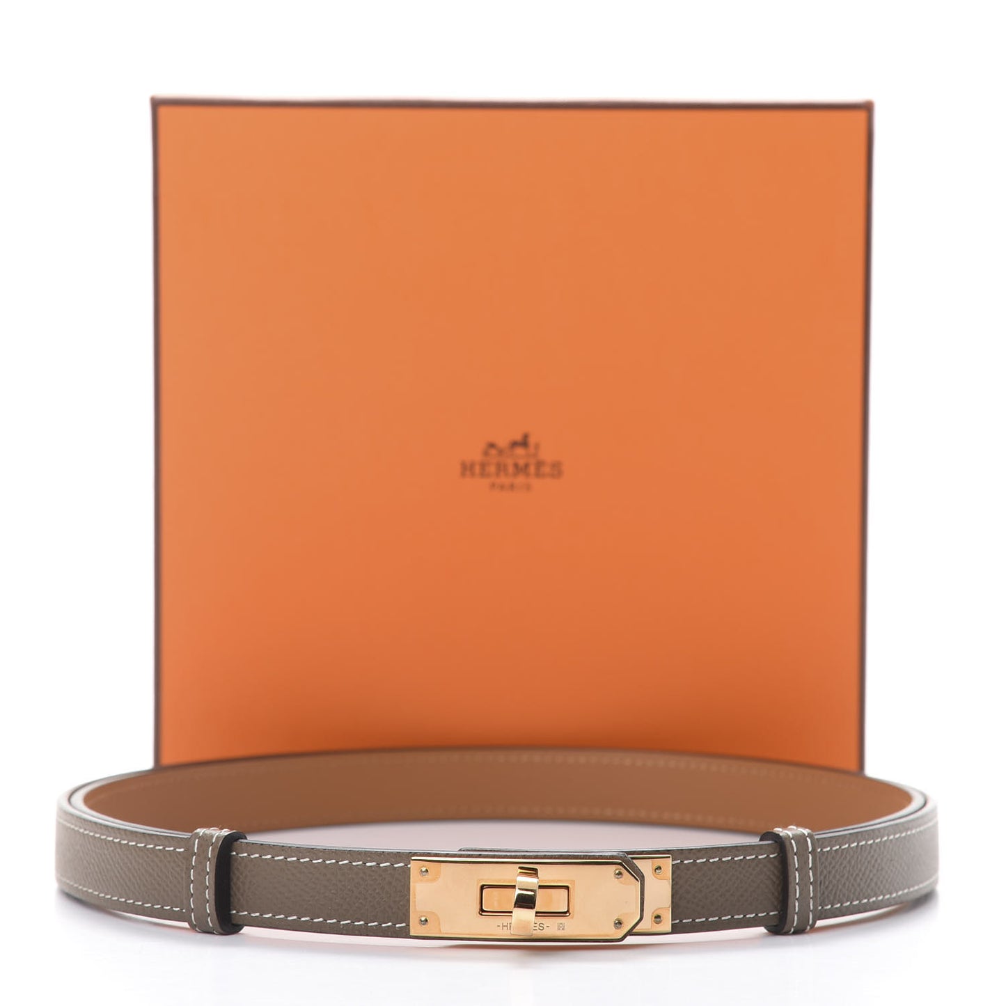Epsom Kelly Belt Etoupe
