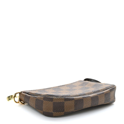 Louis Vuitton Damier Ebene Mini Pochette Accessories 4 of 9