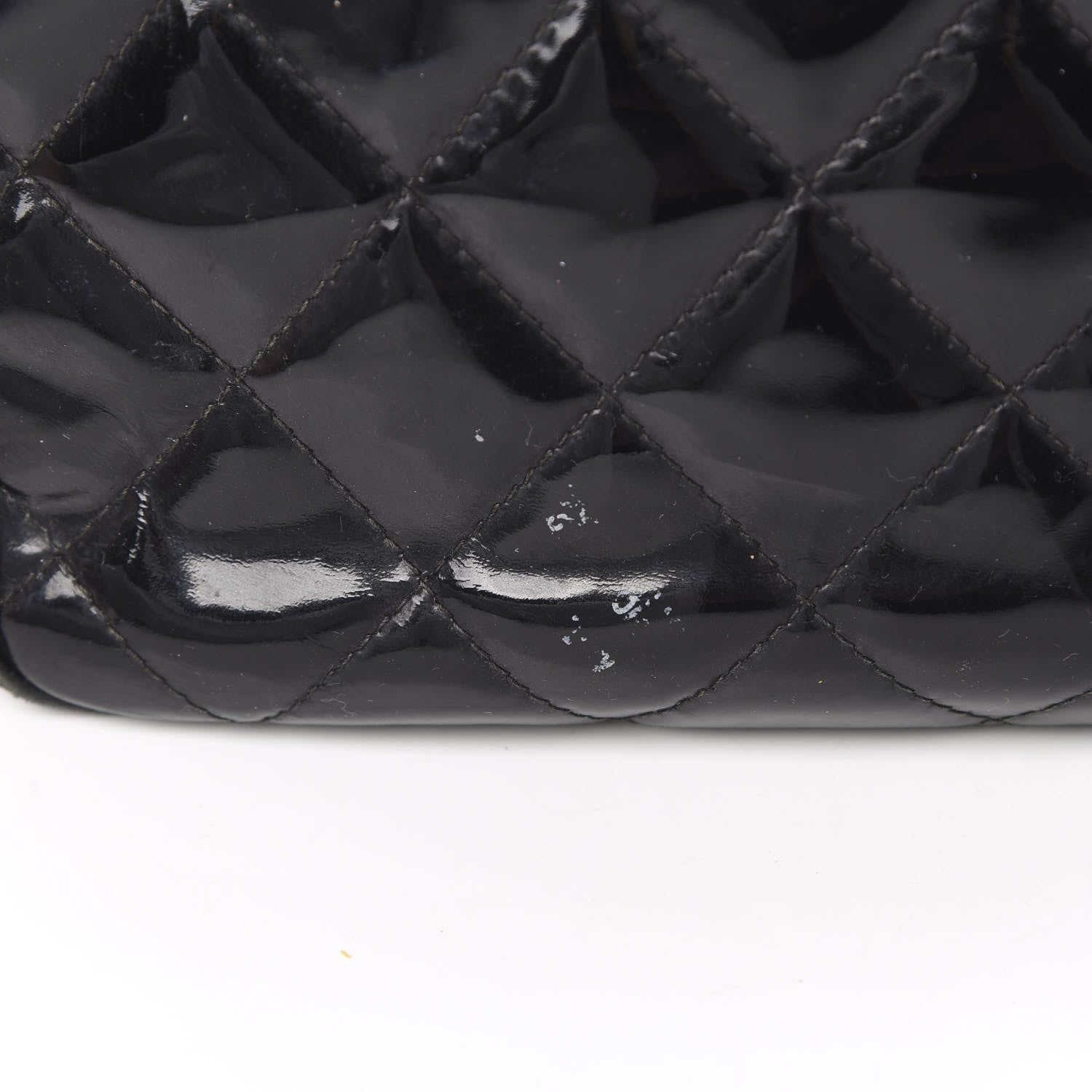 Chanel Patent Quilted Camera Case Black 15 of 16