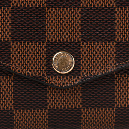 Louis Vuitton Damier Ebene Sarah Wallet NM 9 of 10