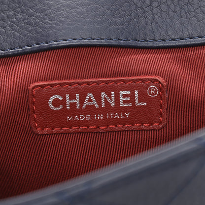 Chanel Grained Calfskin Archi Chic Flap Navy 6 of 12