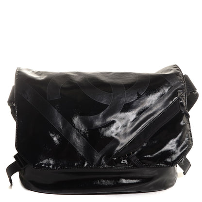 Chanel Coated Canvas Sport Messenger Black 1 of 7