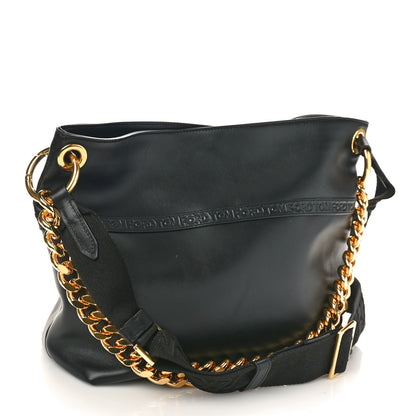 Tom Ford Calfskin Medium Avery Hobo Shoulder Bag Black 3 of 8