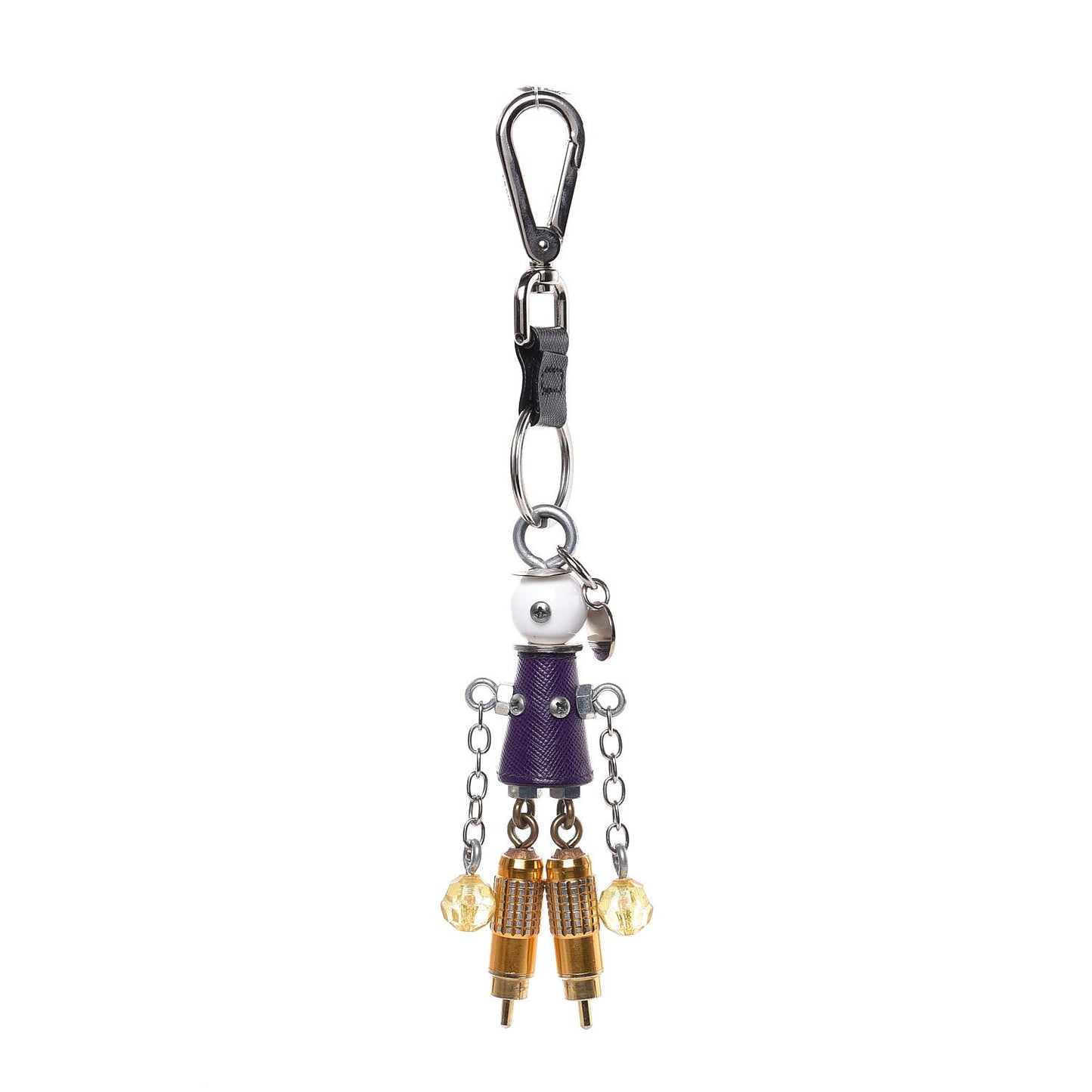 Robot Trick Keychain Purple