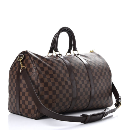 Louis Vuitton Damier Ebene Keepall Bandouliere 45 4 of 12