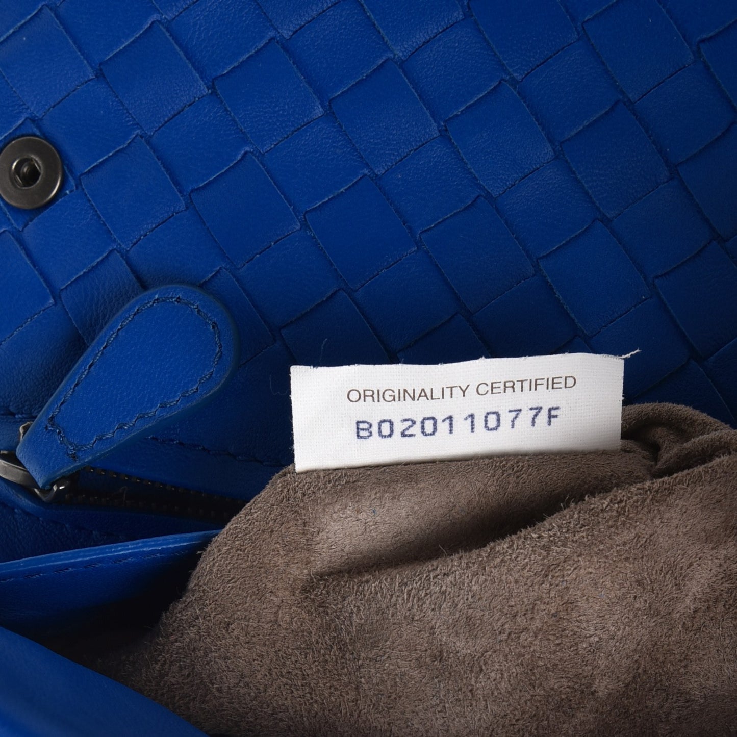 Nappa Intrecciato Small Chain Crossbody Bleuette