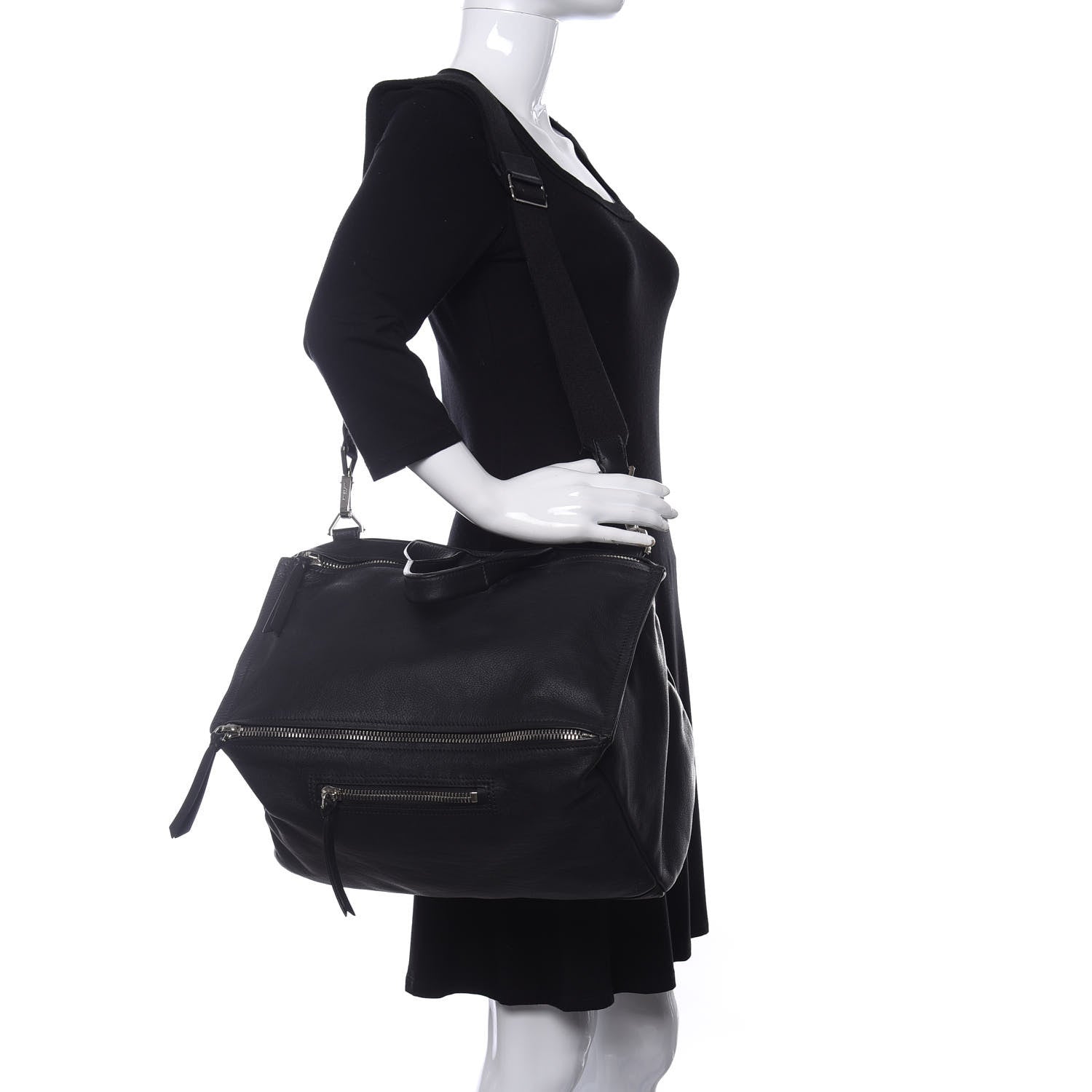 Givenchy Pebbled Calfskin Large Pandora Black 2 of 10