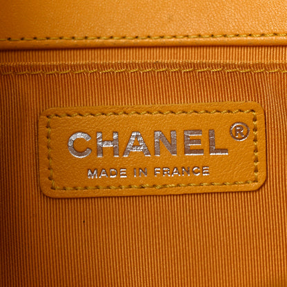 Chanel Lambskin Quilted Medium Boy Flap Yellow 6 of 11