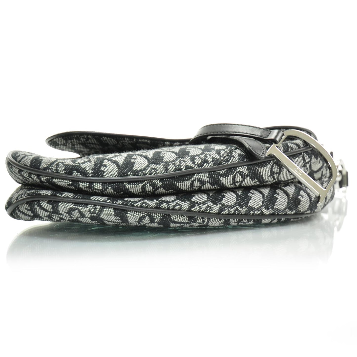 Monogram Saddle Bag Black