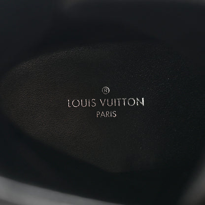 Louis Vuitton Suede Calfskin Monogram Laureate Platform Desert Boots 36 Black 7 of 15