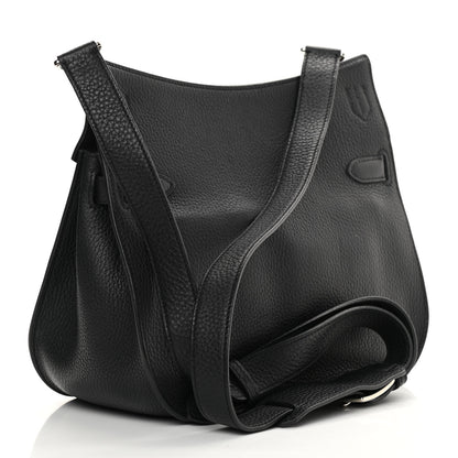 Hermes Taurillon Clemence Jypsiere 28 Black 3 of 11