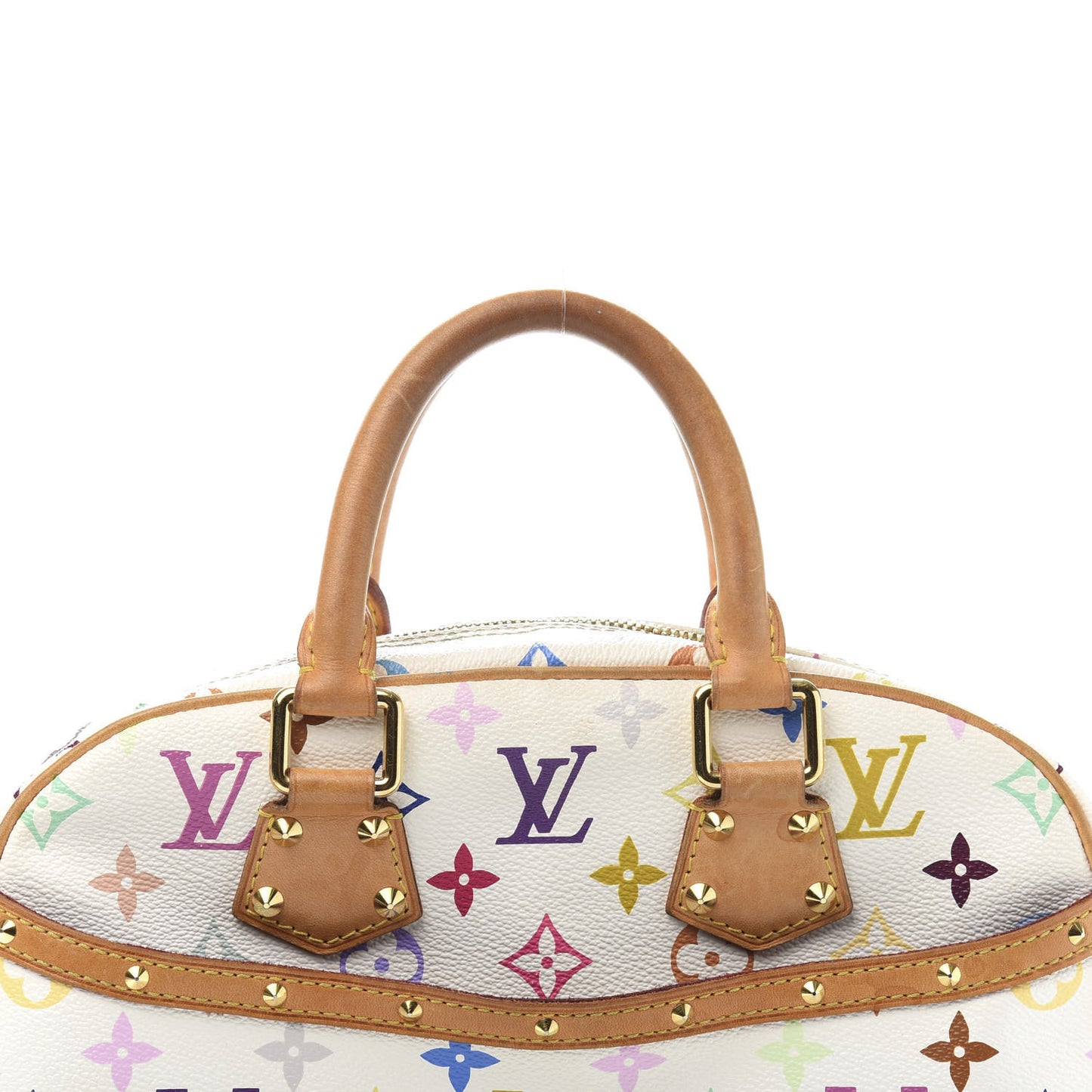 Monogram Multicolor Trouville White