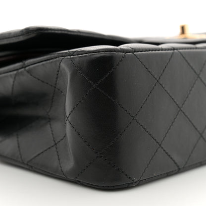 Chanel Lambskin Quilted Medium Double Flap Black 9 of 11