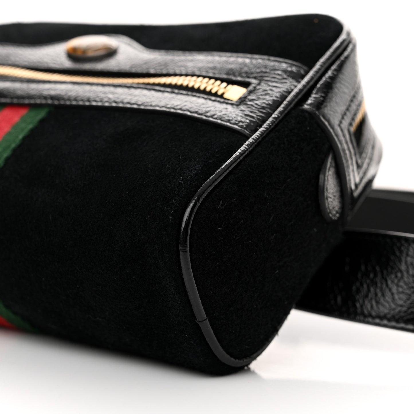 Suede Small Ophidia Belt Bag 85 34 Black