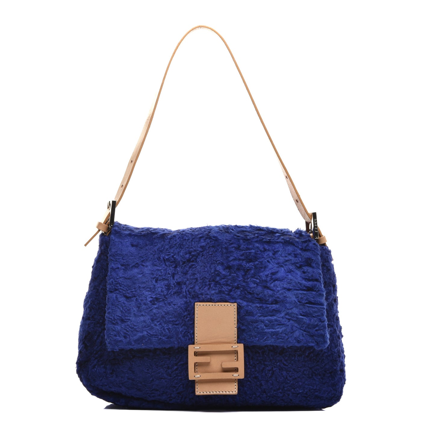 Mink Fur Mama Baguette Blue