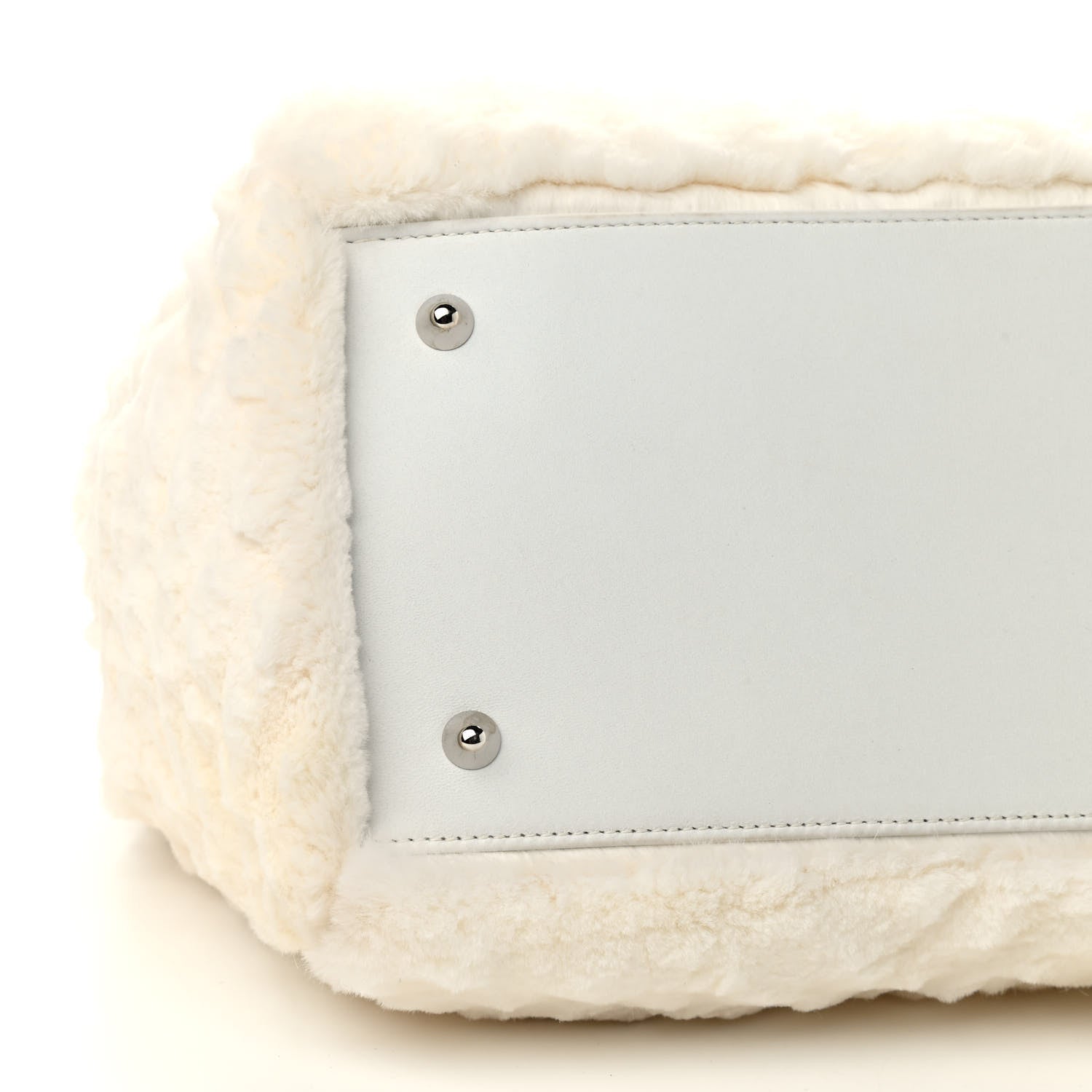 Christian Dior Rabbit Fur Medium Lady Dior Ivory 8 of 9