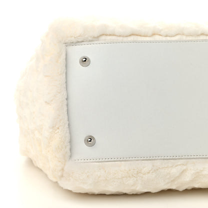 Christian Dior Rabbit Fur Medium Lady Dior Ivory 8 of 9