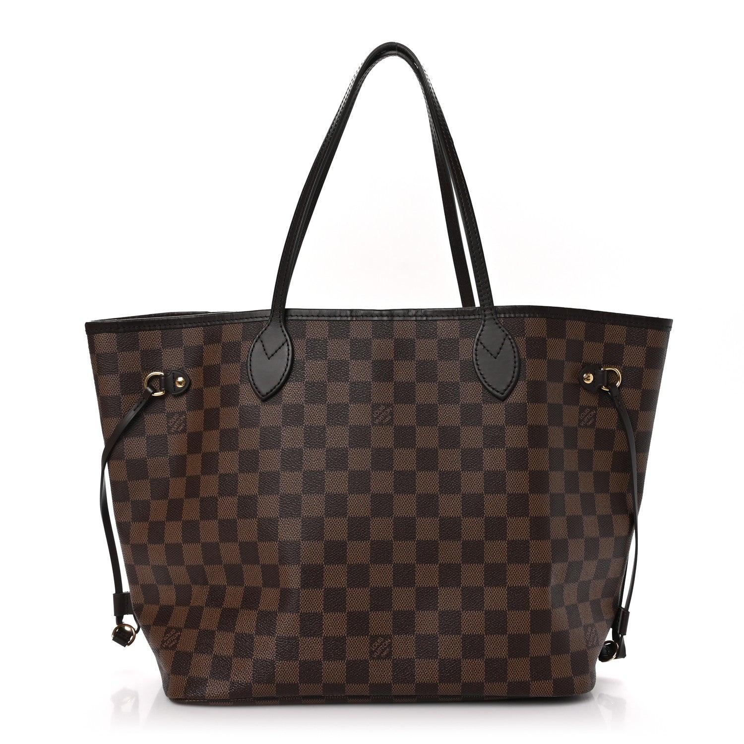 Louis Vuitton Damier Ebene Neo Neverfull MM Rose Ballerine 1 of 11