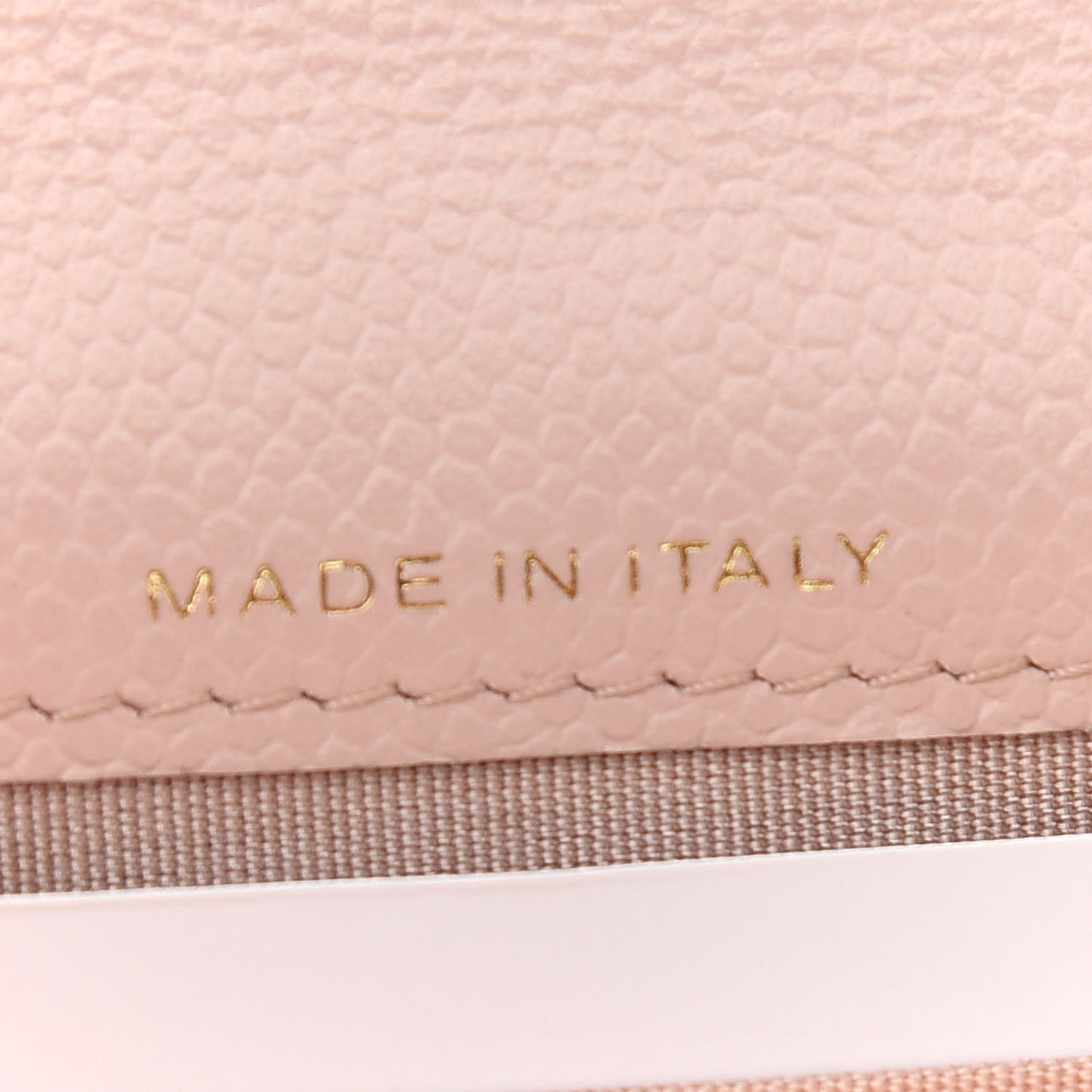 Caviar Quilted Card Holder On Chain Light Pink