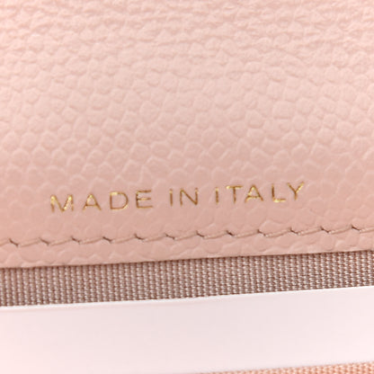 Chanel Caviar Quilted Card Holder On Chain Light Pink 7 of 10