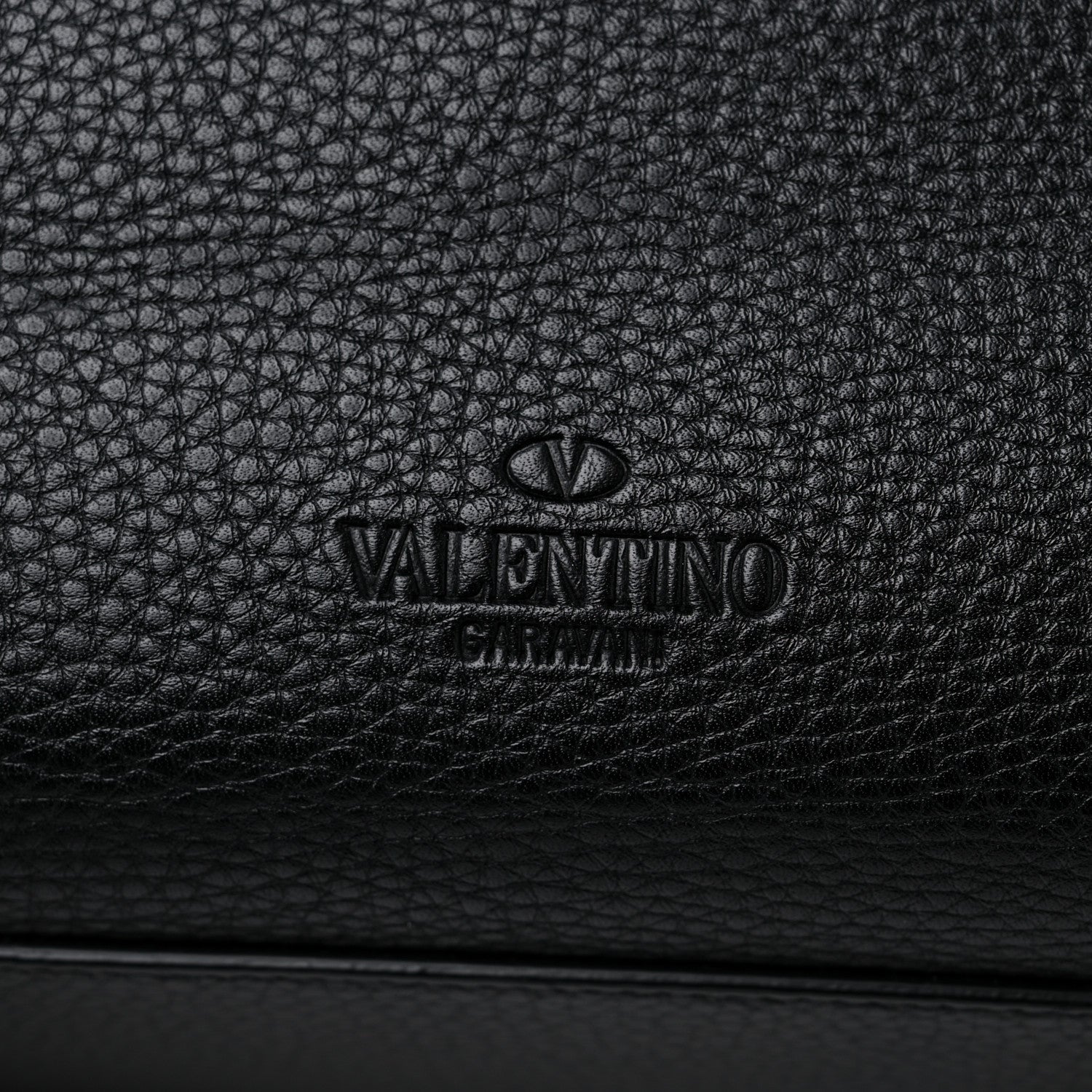 Valentino Garavani Grained Calfskin Rockstud Shoulder Tote Black 12 of 12