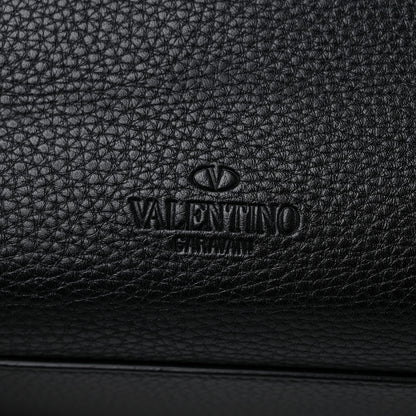Valentino Garavani Grained Calfskin Rockstud Shoulder Tote Black 12 of 12