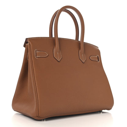 Hermes Togo BIRKIN 30 Gold 3 of 12