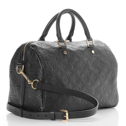 Louis Vuitton Empreinte Speedy Bandouliere 30 Black 4 of 8