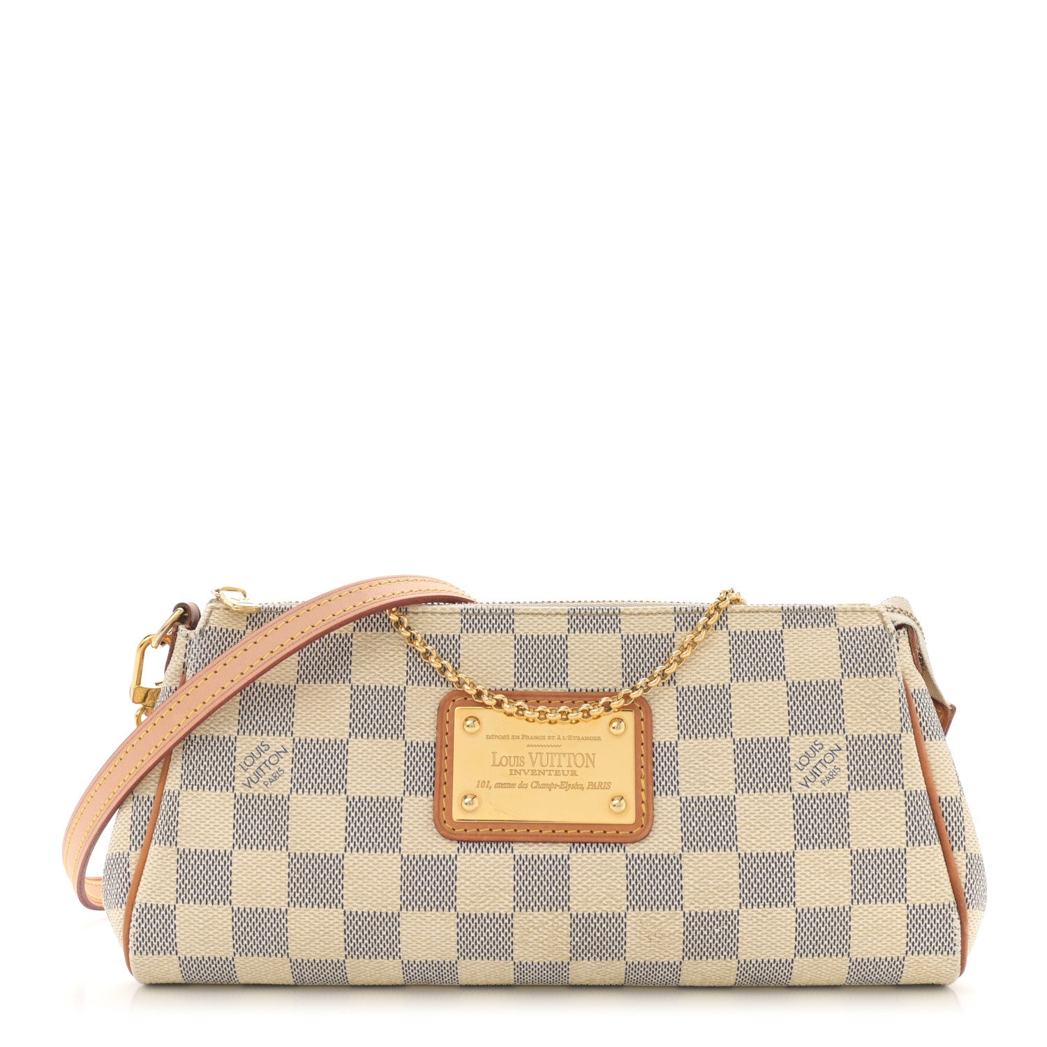 Louis Vuitton Damier Azur Eva Clutch 1 of 10