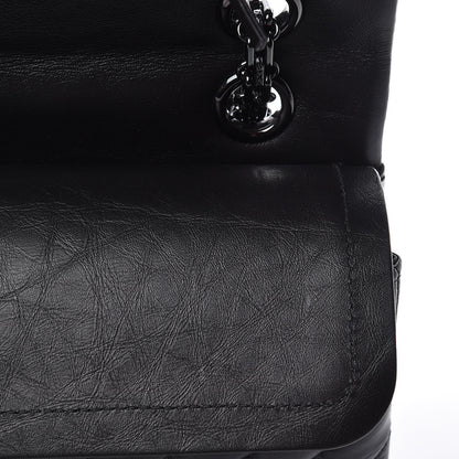 Chanel Aged Calfskin Chevron Quilted 2.55 Reissue 226 So Black 13 of 14