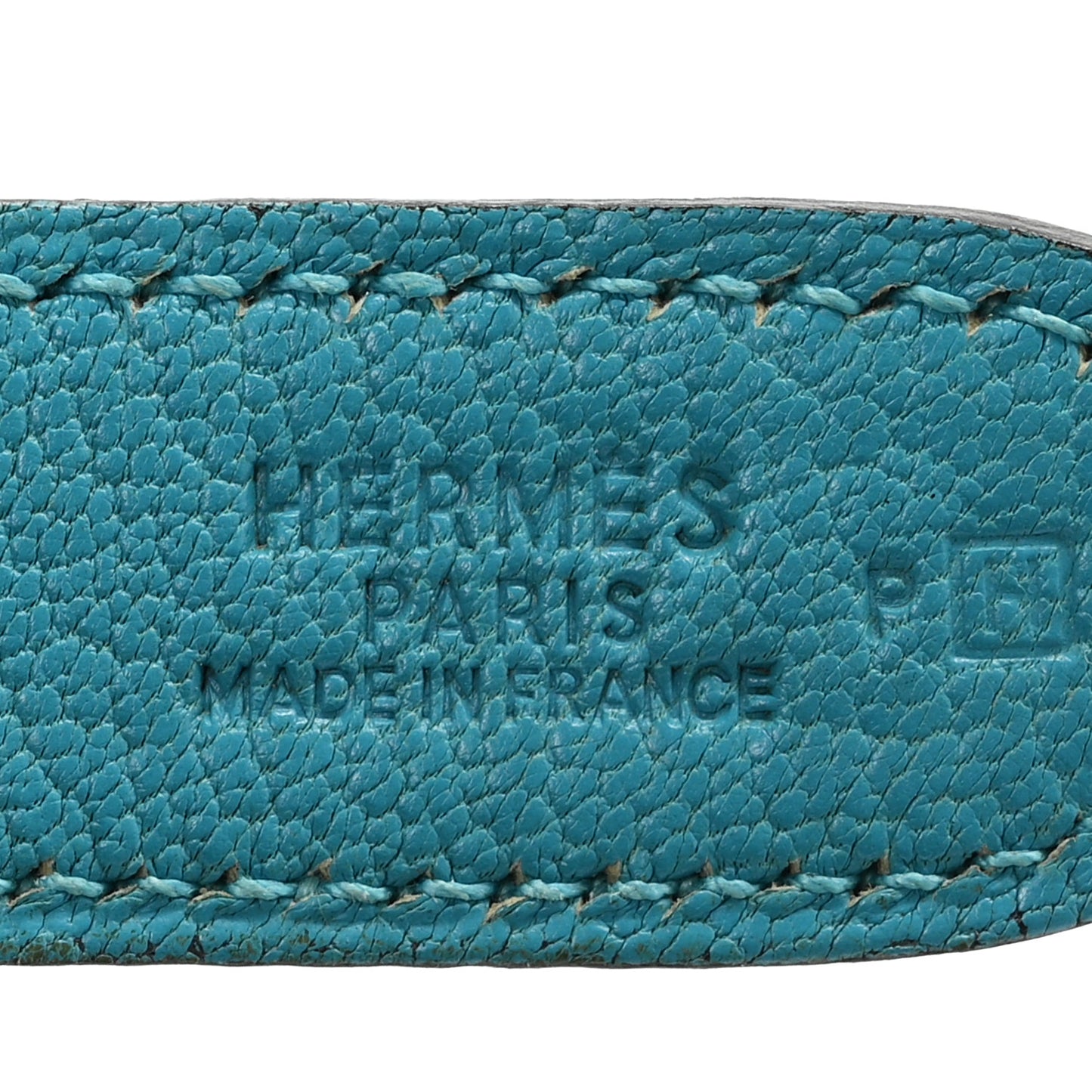 Chevre De Coromandel  Trim II 31 Shoulder Bag Turquoise