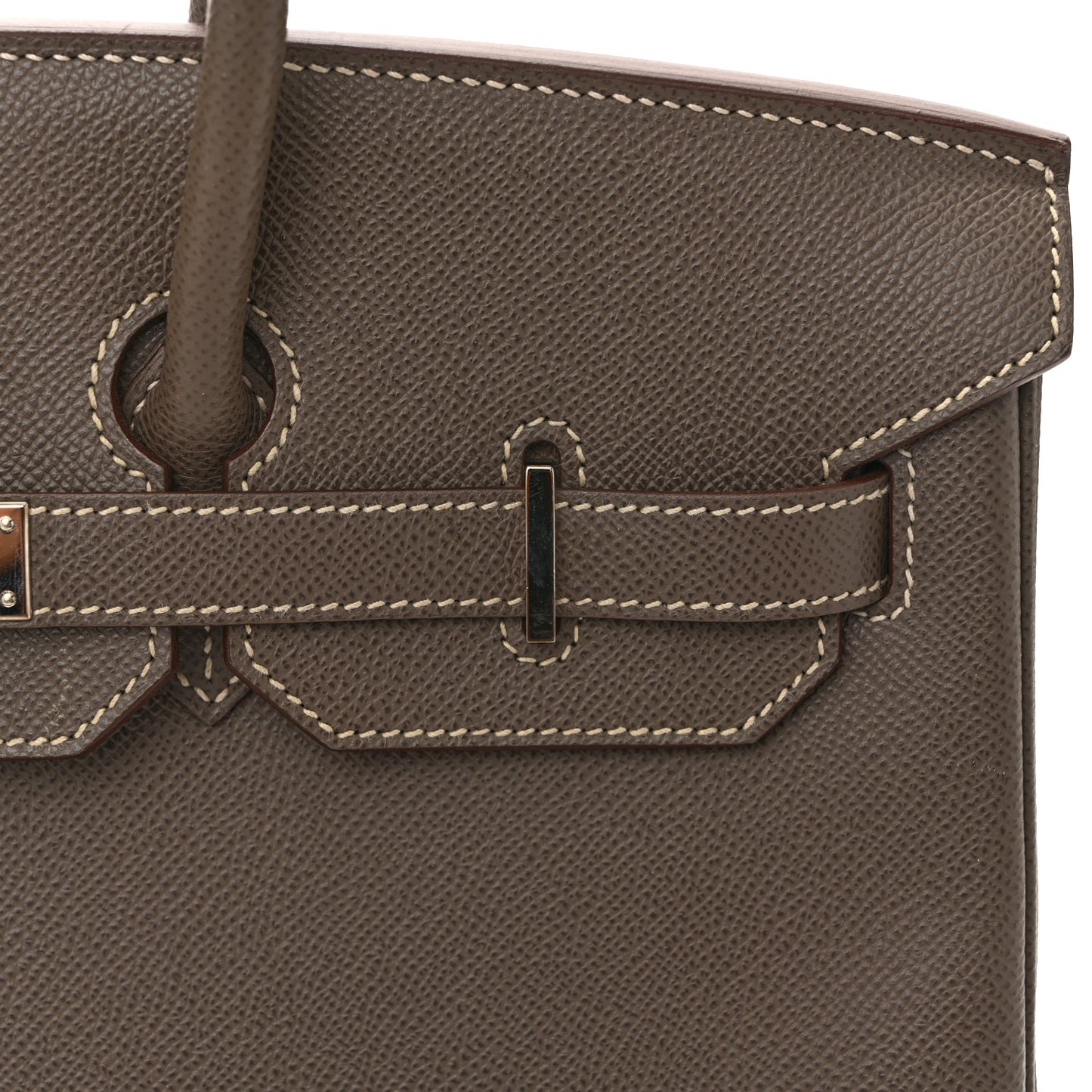 Epsom Candy Birkin 35 Etain Bleu Thalassa