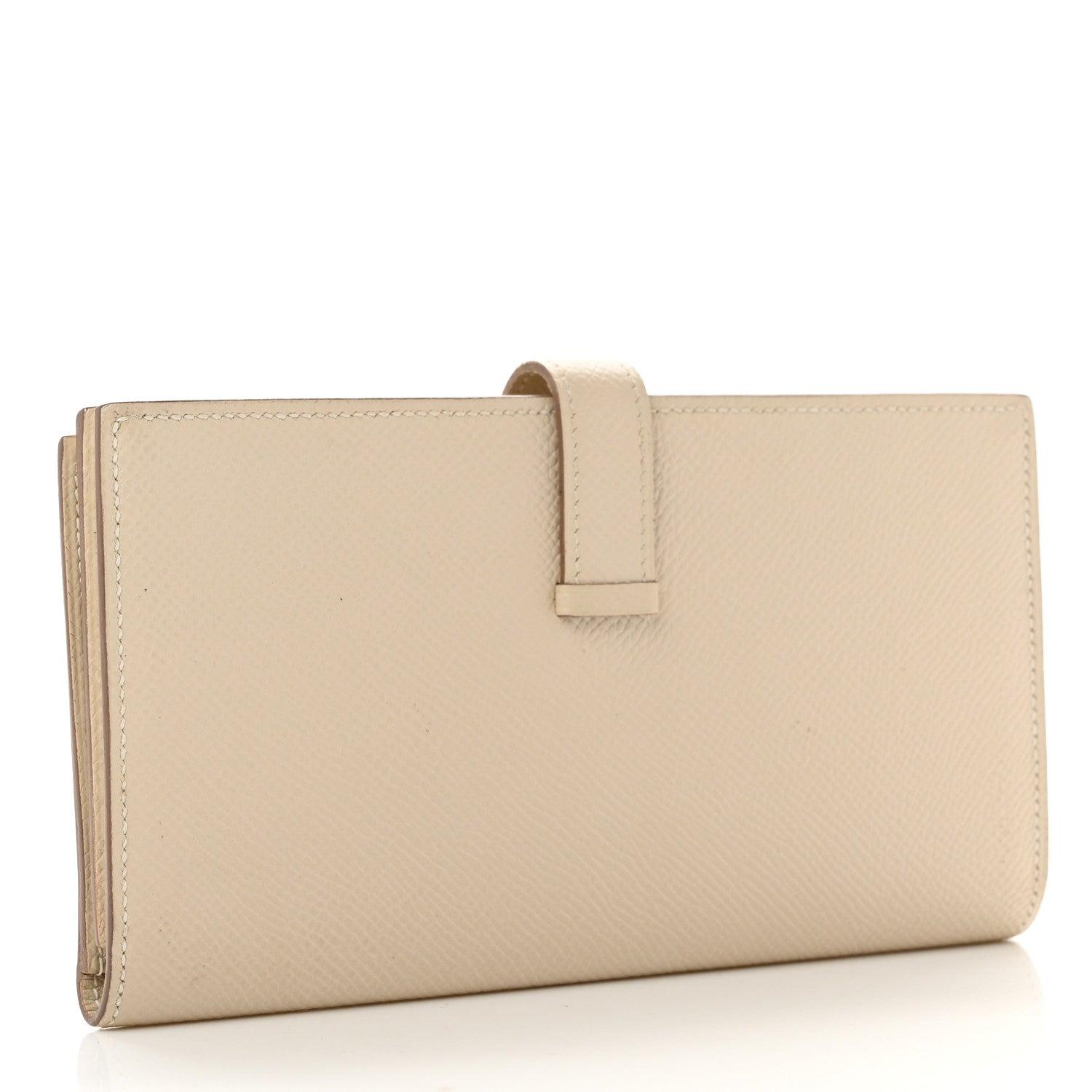 Hermes Epsom Bearn Gusset Wallet Craie 3 of 7