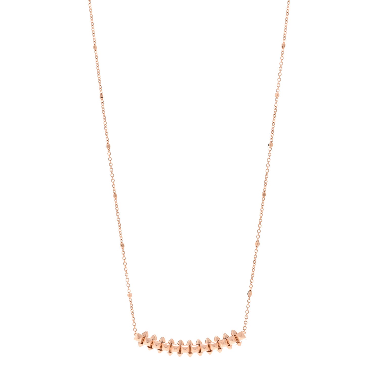 Cartier 18K Pink Gold Medium Clash de Cartier Necklace 1 of 4