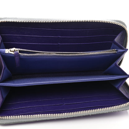Fendi Vitello Elite Studded Hypnoteyes Zip Around Wallet Polvere Multicolor 5 of 8