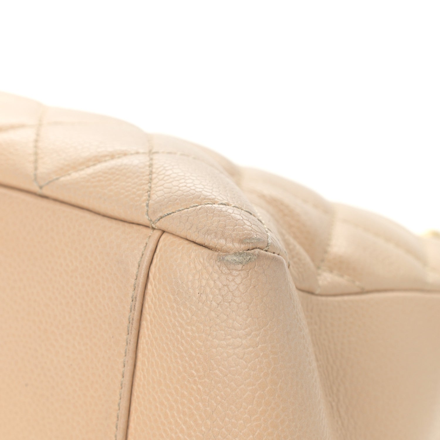 Chanel Caviar Quilted Grand Shopping Tote GST Beige 10 of 16