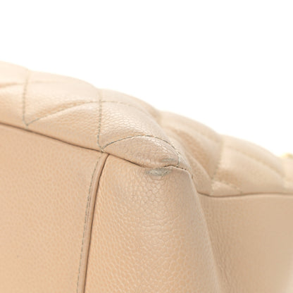 Chanel Caviar Quilted Grand Shopping Tote GST Beige 10 of 16