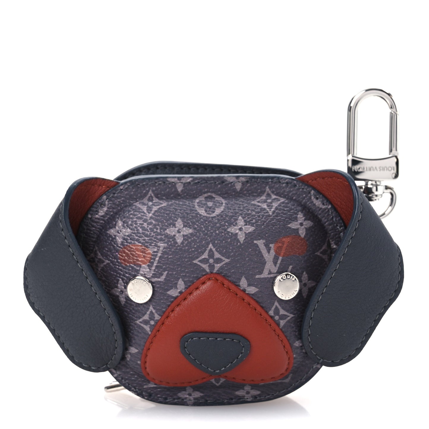 Monogram 57th Street NYC Dog Bag Charm Key Holder Brown
