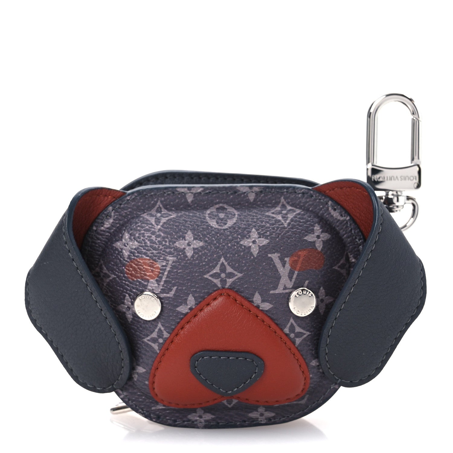 Louis Vuitton Monogram 57th Street NYC Dog Bag Charm Key Holder Brown 1 of 6