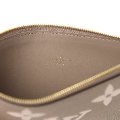Louis Vuitton Empreinte Monogram Giant Pochette Felicie Zippered Insert Tourterelle Creme 6 of 7