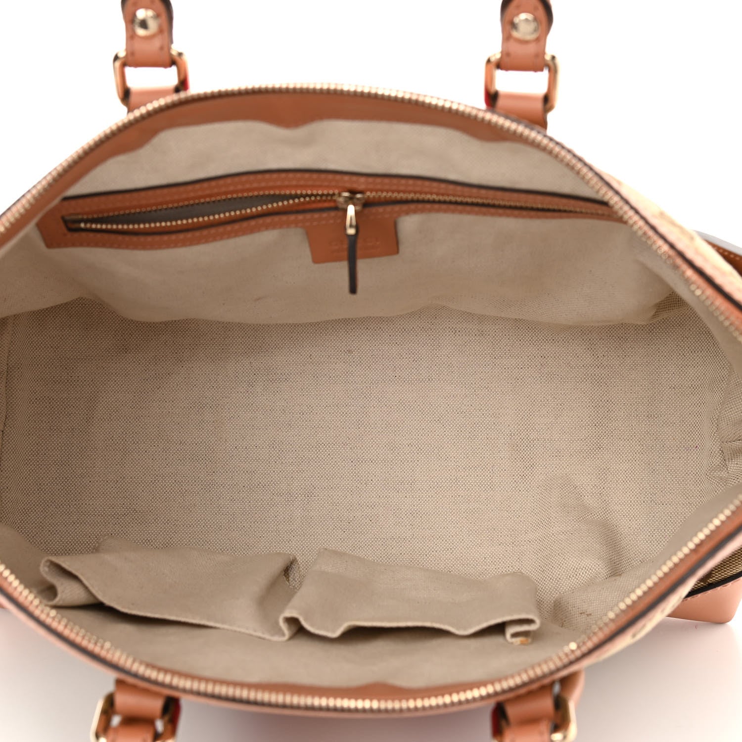 Gucci Monogram Vintage Web Medium Top Handle Bag Pink 5 of 11