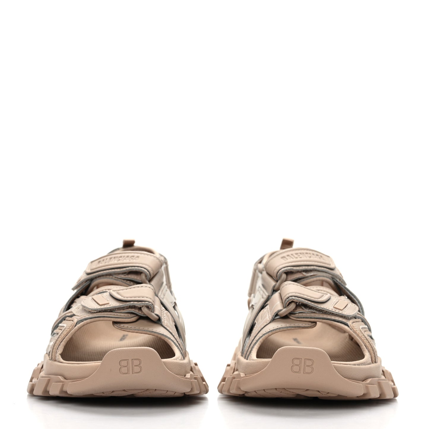Neoprene Rubber Womens Track Sandals 37 Full Beige