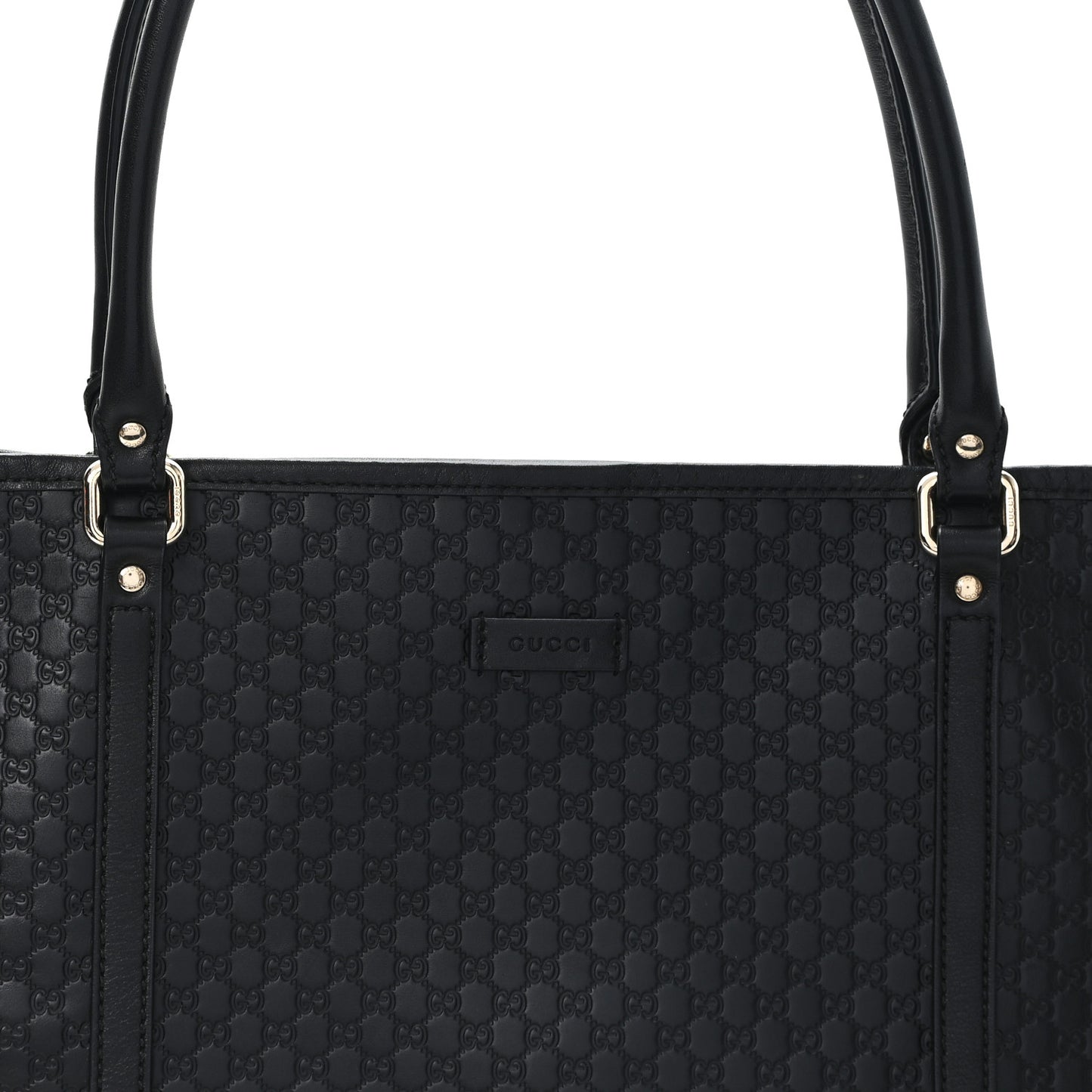 Microguccissima Medium Joy Tote Black